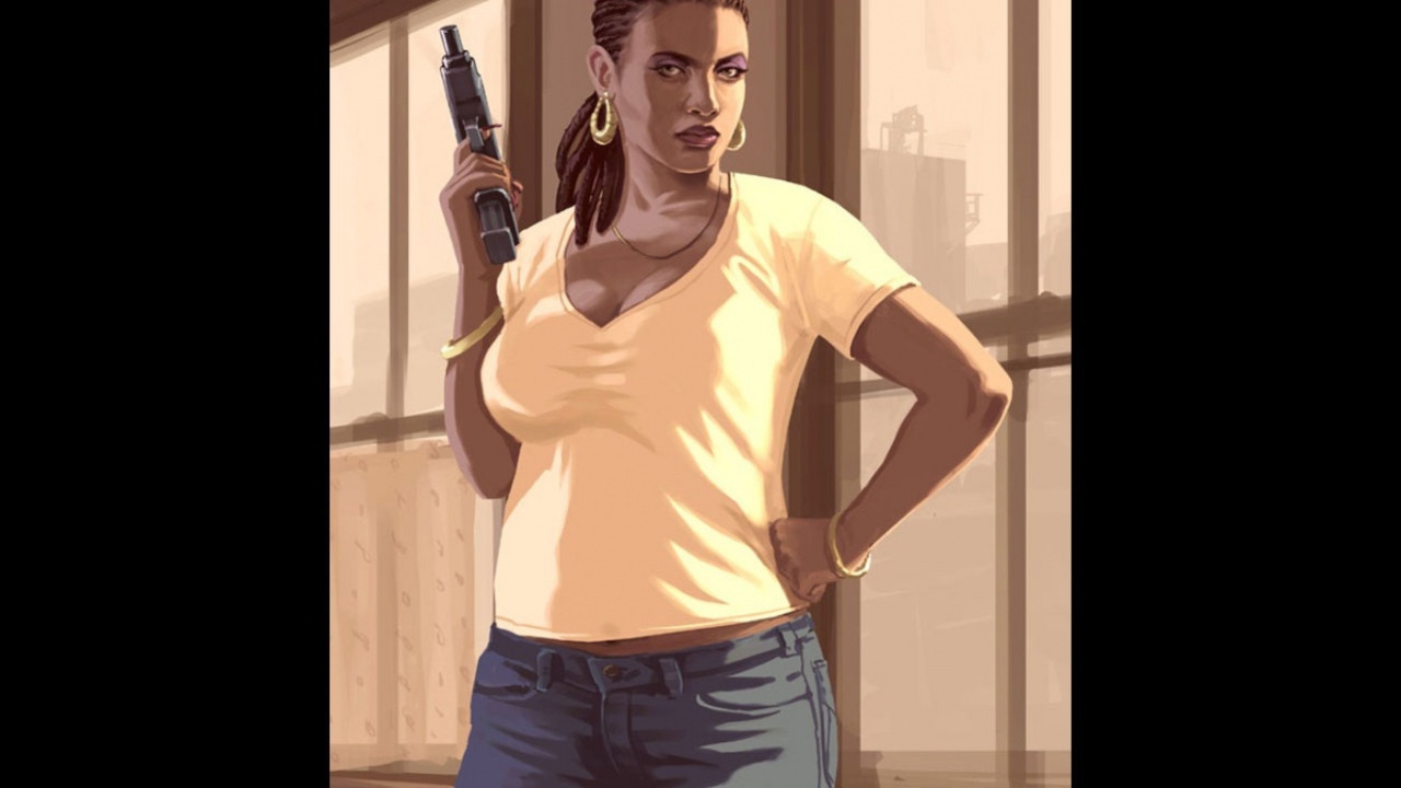 Телка из игры gta 4