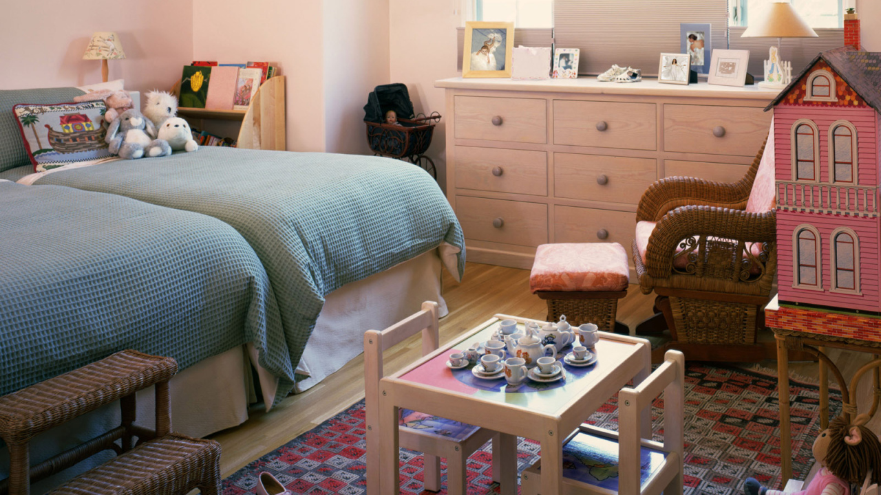 Красивый дизайн детской комнаты