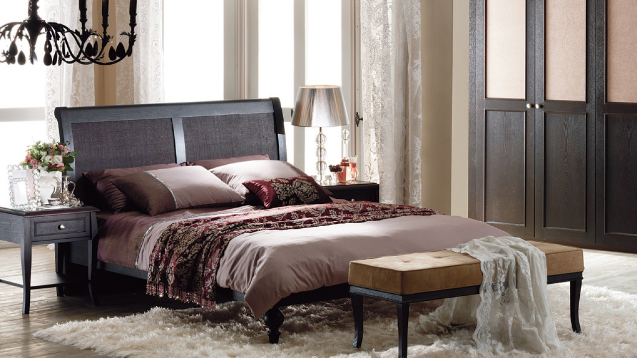 Стильная спальная комната