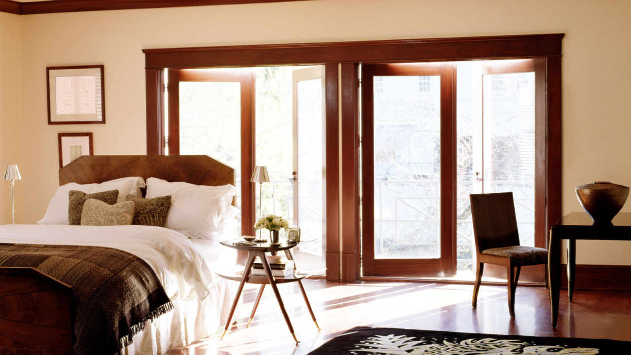 Спальня с выходом на террасу