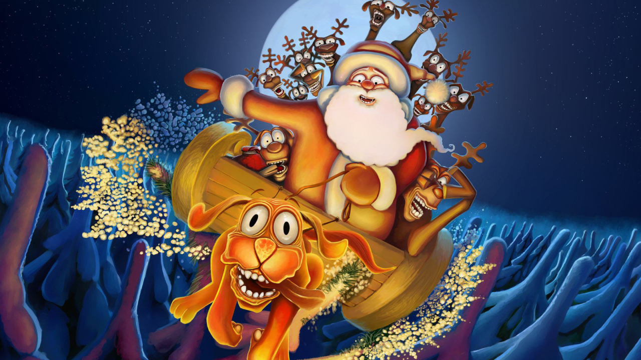 Пьяный дед мороз