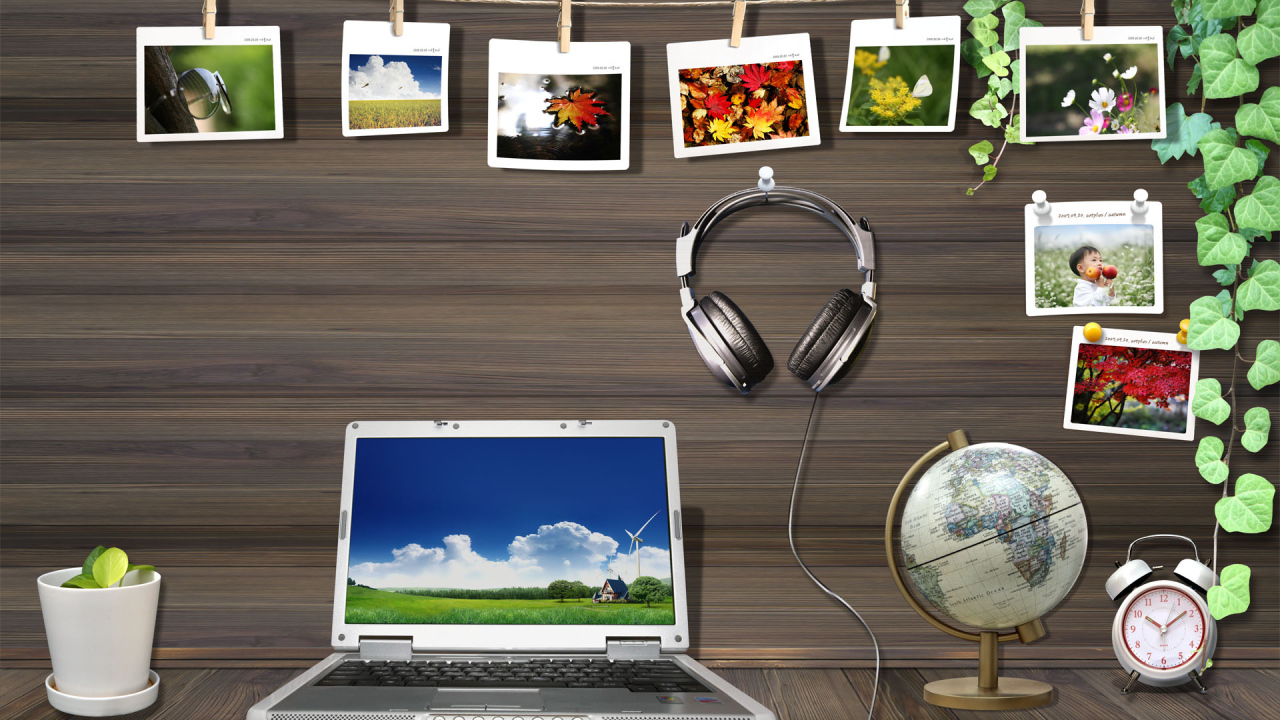 Коллаж рабочего стола