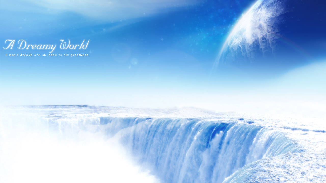 Горный водопад