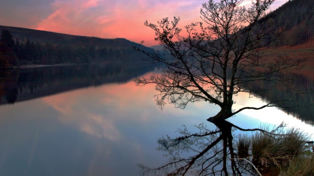Озеро Ladybower