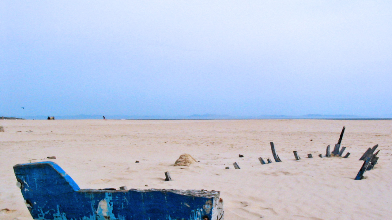 Лодка на Испанском побережье