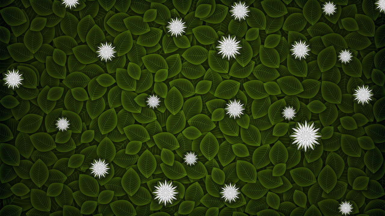 Текстура зеленых листьев