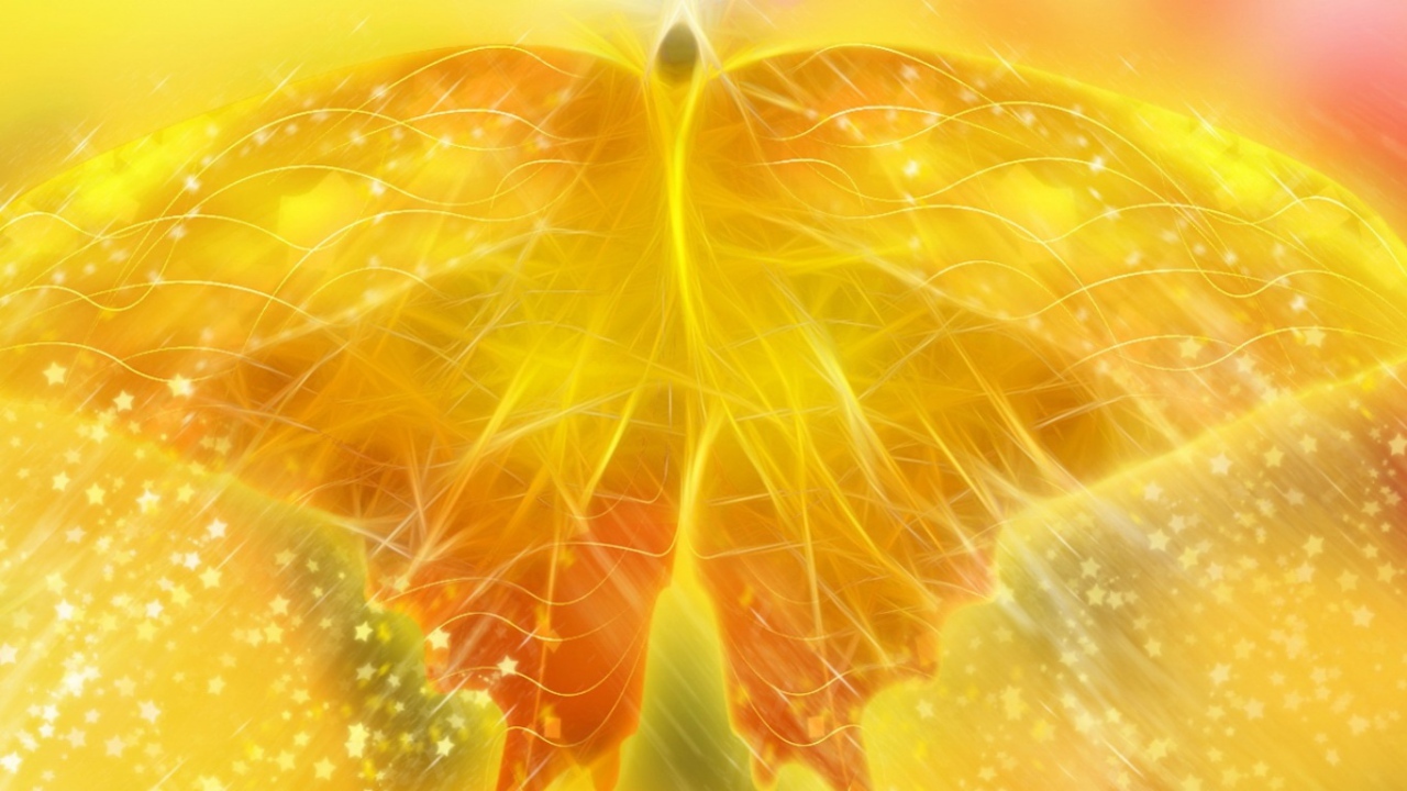 Желтая бабочка