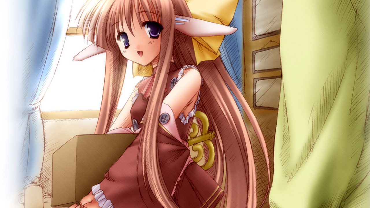 Девушка зверек