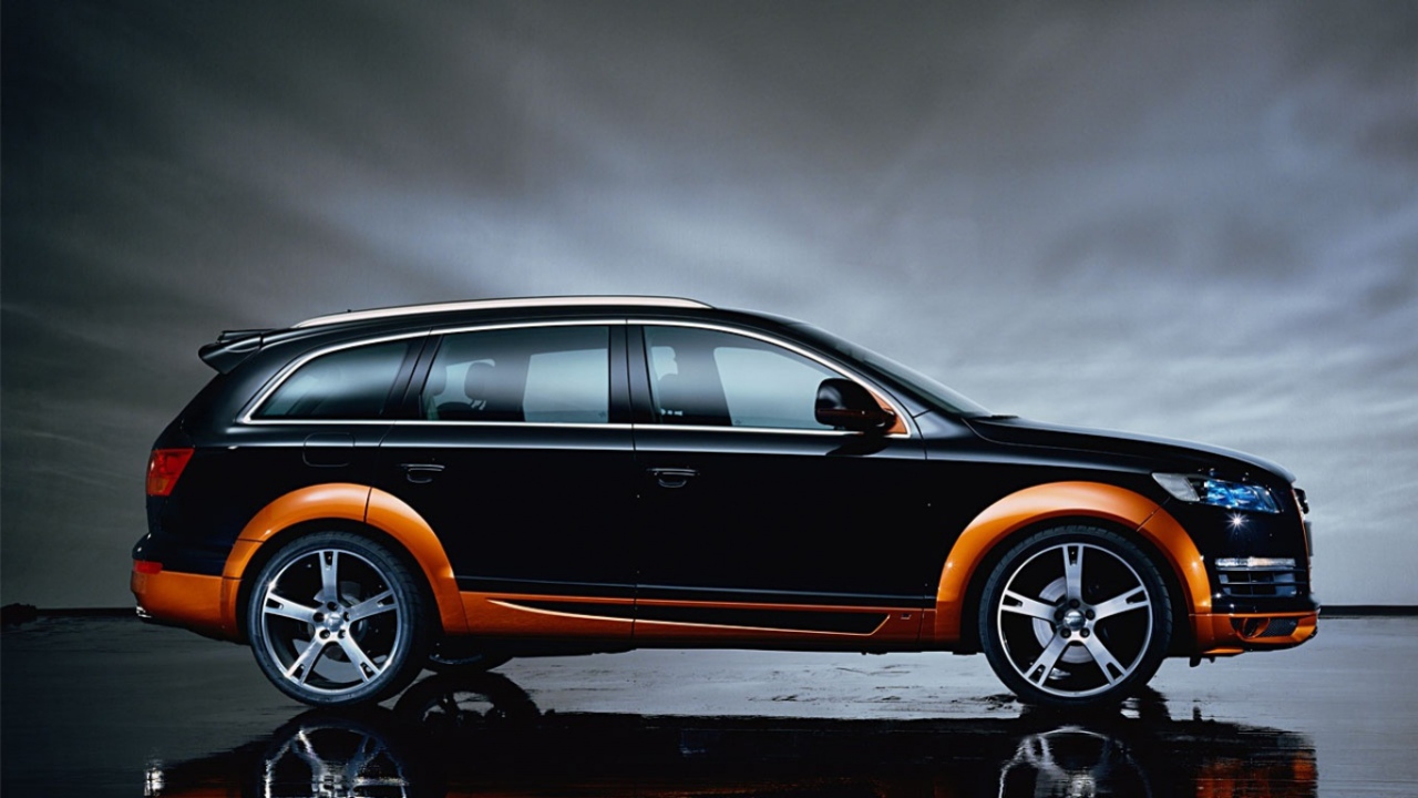 Красивый черный авто