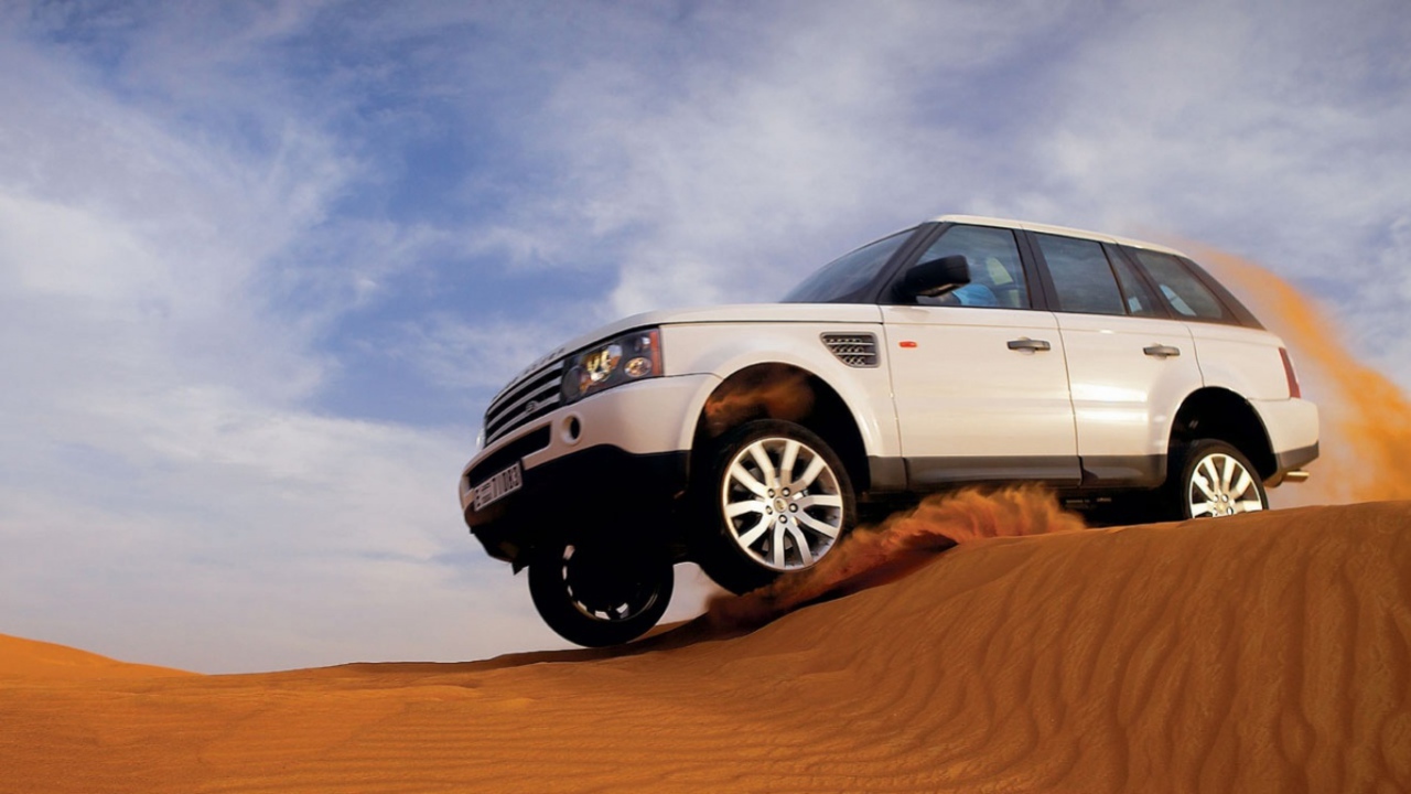 Езда по пустынным дюнам