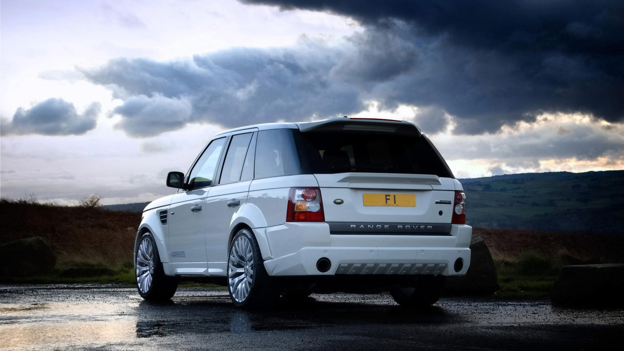 Белый Внедорожник Range Rover