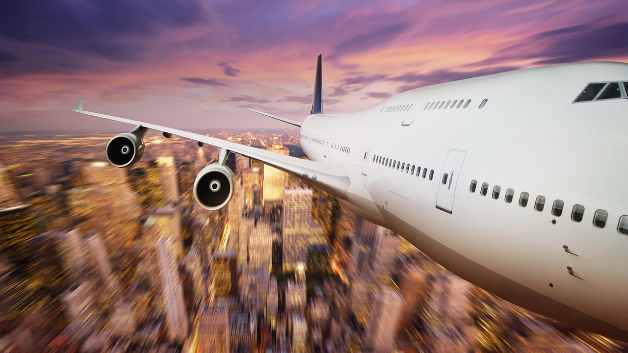 Полет над городом