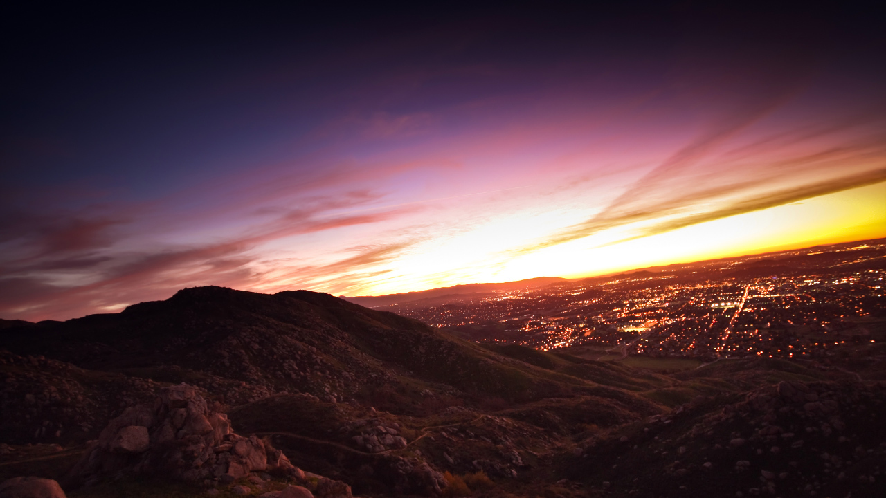 Городской закат