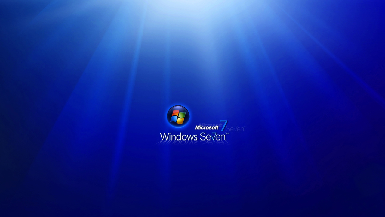windows 7 blue