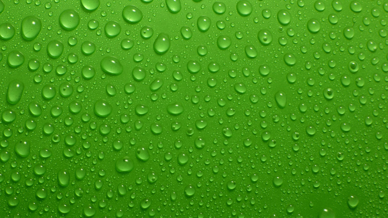 Зеленые капли
