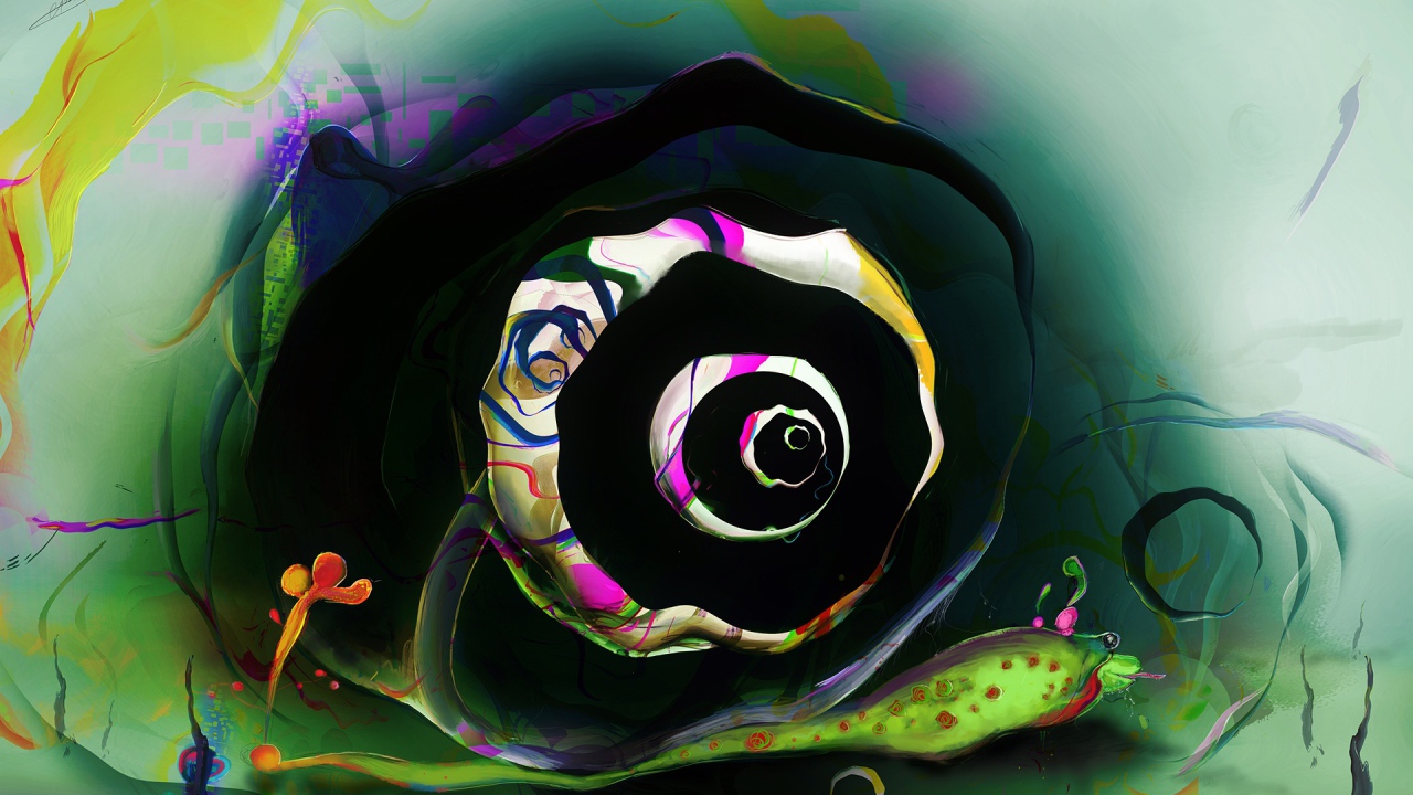 Цветная улитка