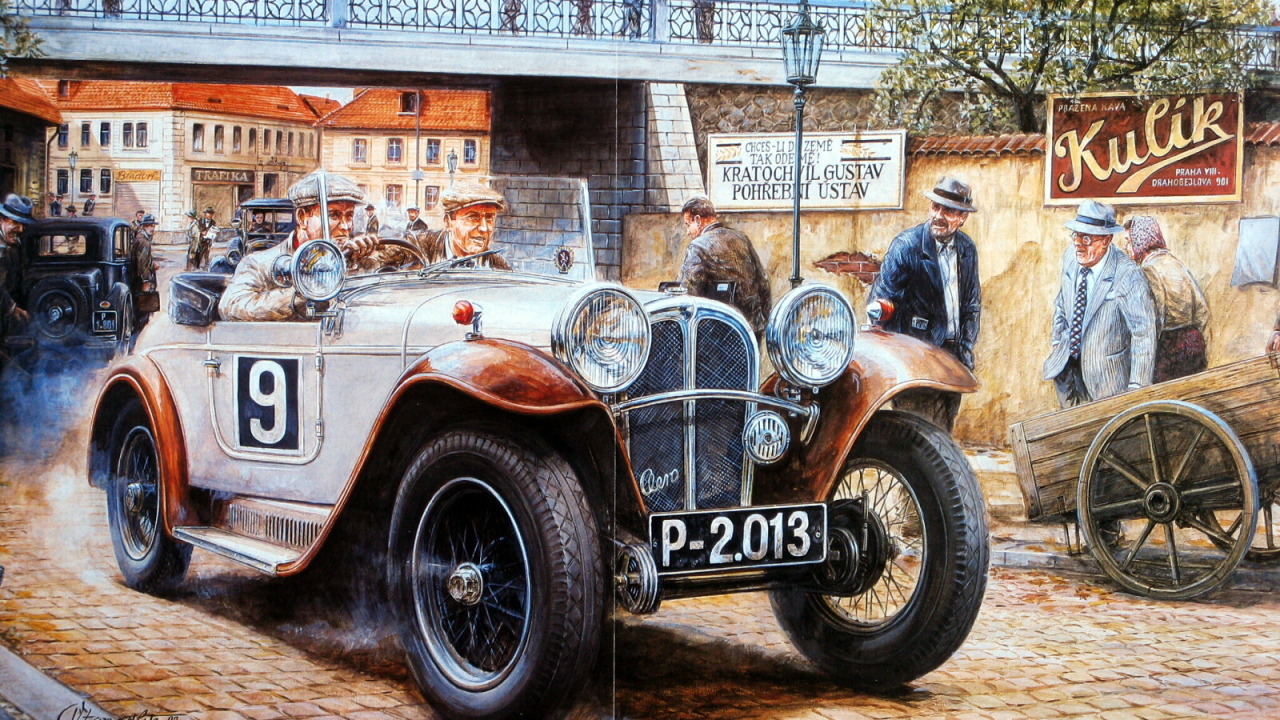 Гонки на старинных автомобилях