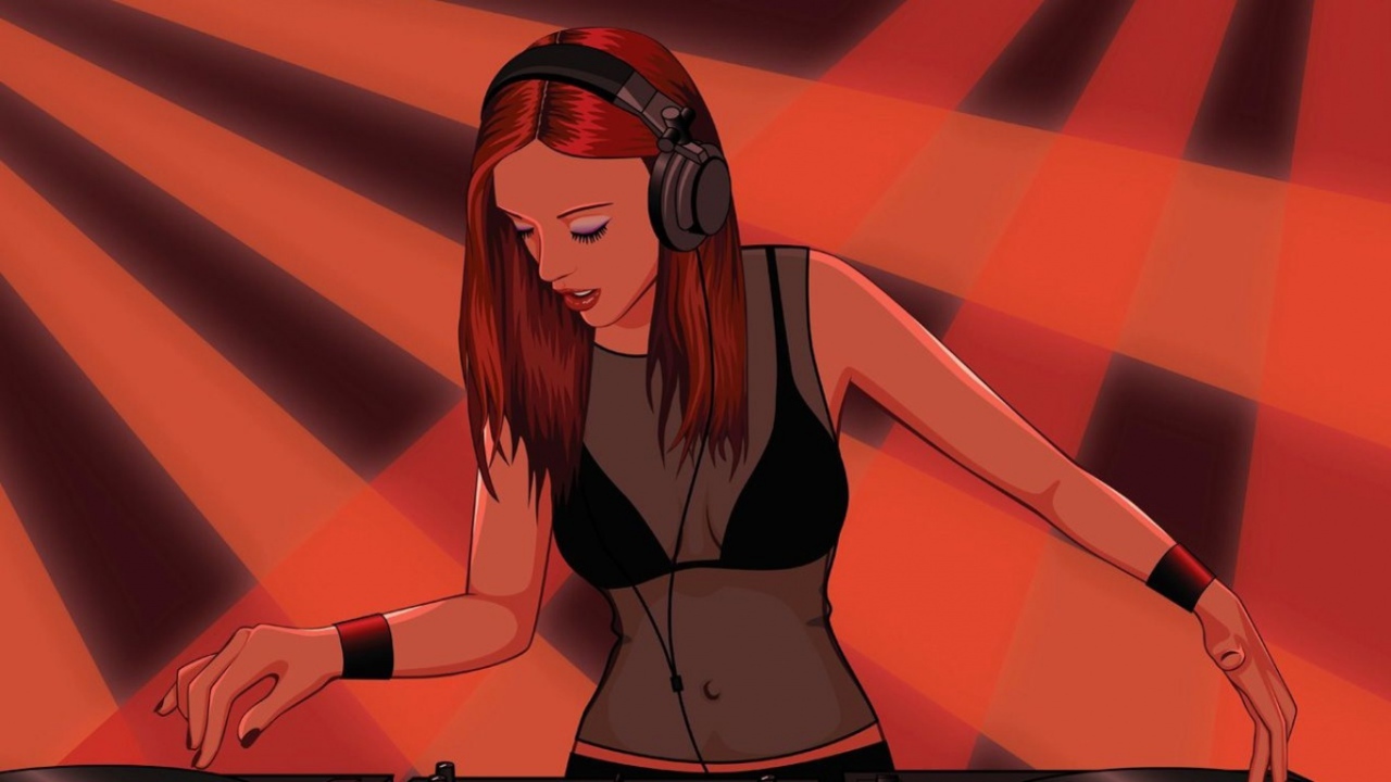 Девушка DJ