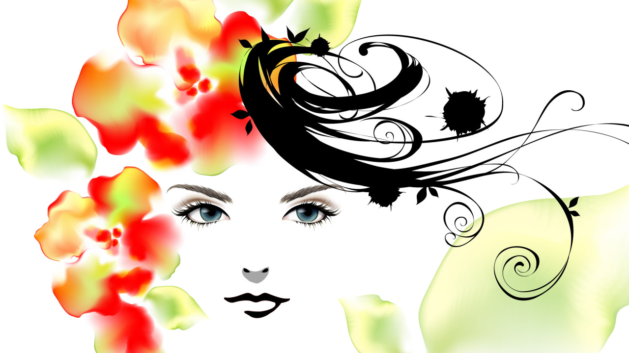 Рисованная дама