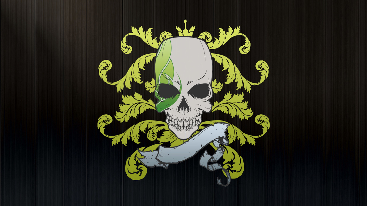 Эмблема с черепом