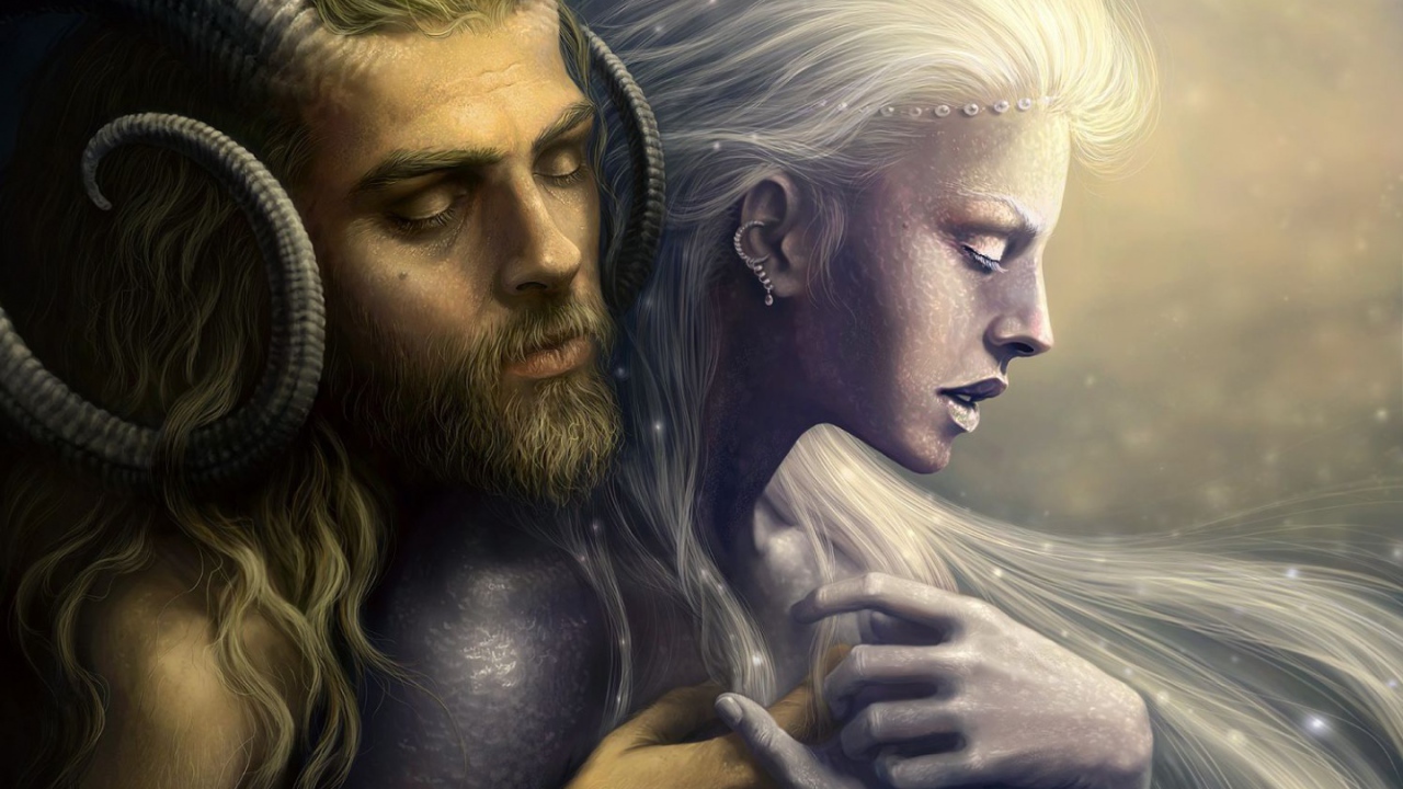 Сатир и дух воды