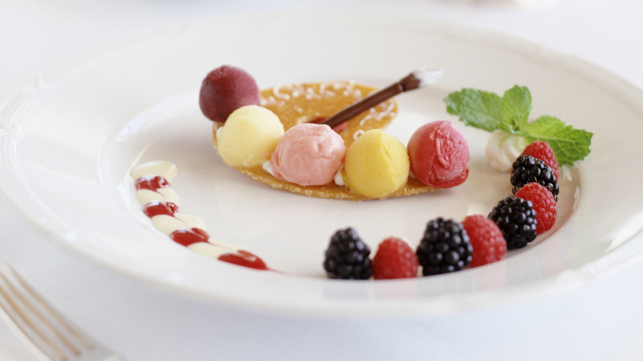 Красивый десерт