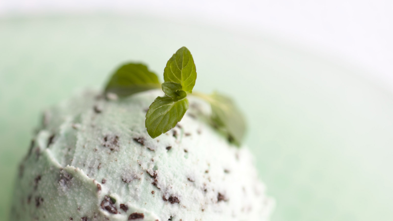 Мороженое с шоколадом