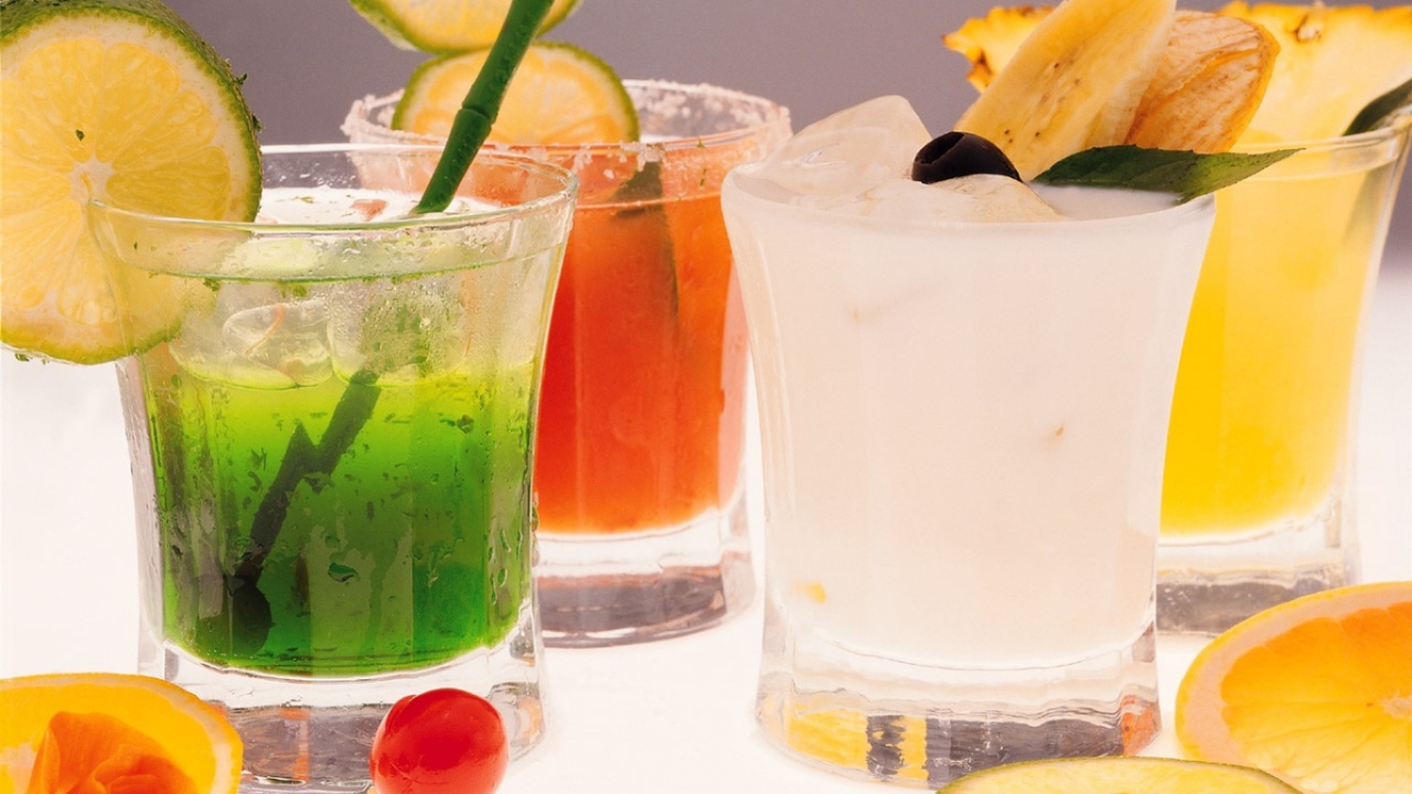 Вкусные коктейли с лимоном