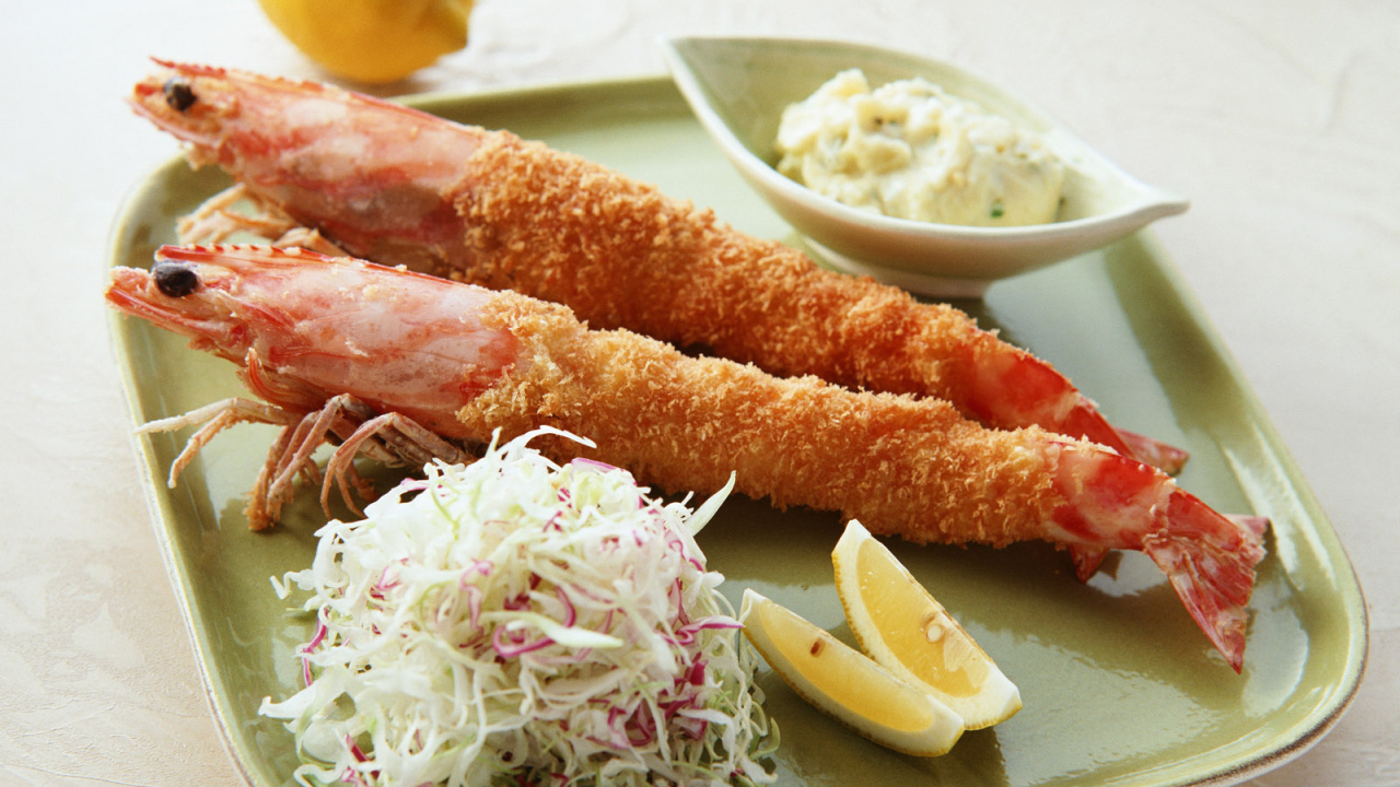 Жареные креветки