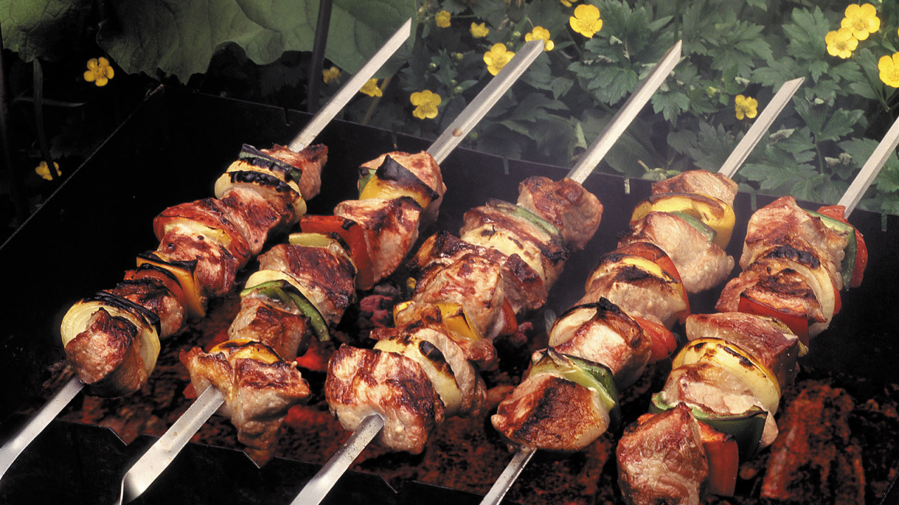 Мясо на жаровне