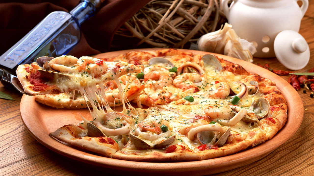 Пицца с грибочками