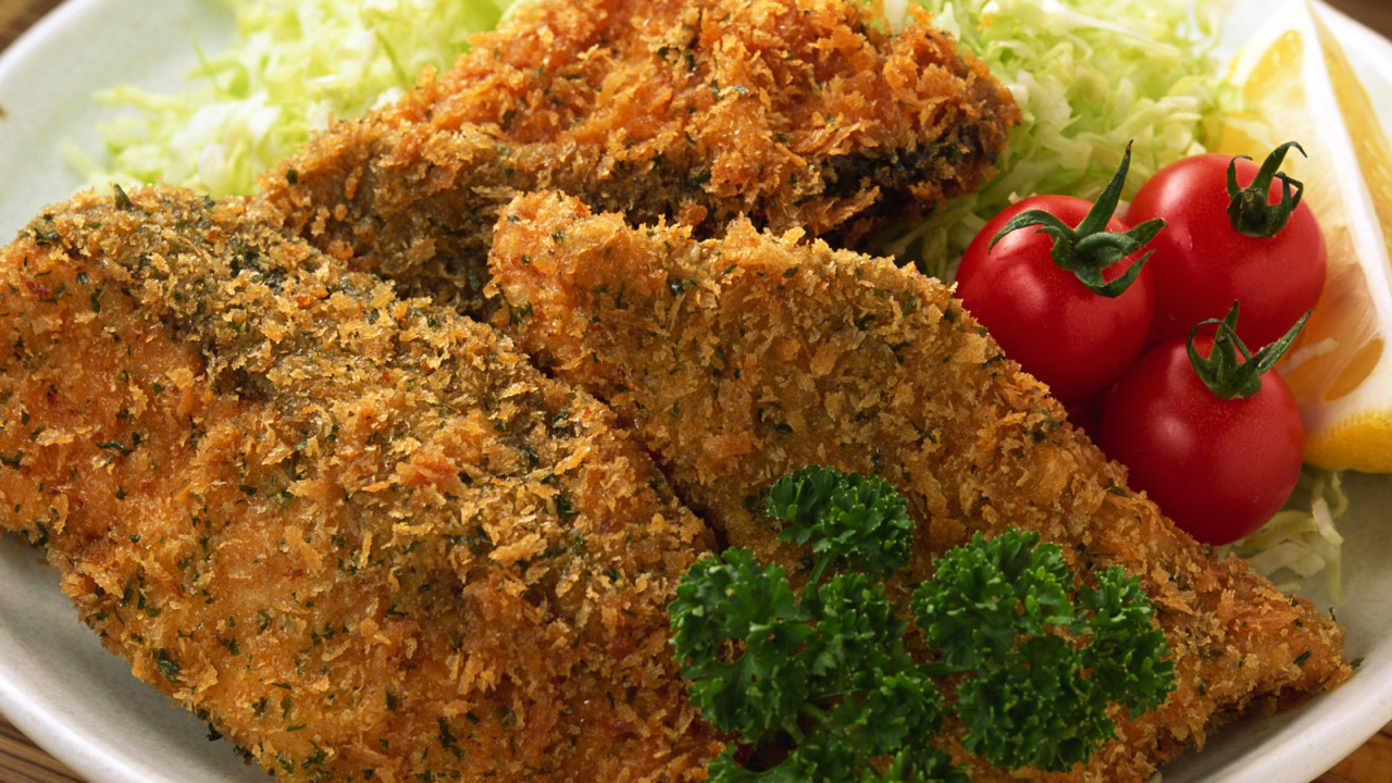 Хрустящие кусочки рыбы