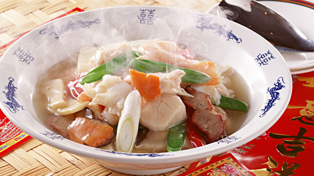 Деликатес суп из морепродуктов