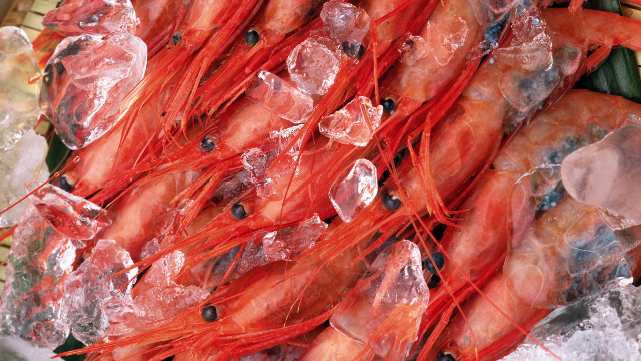 Замороженные креветки