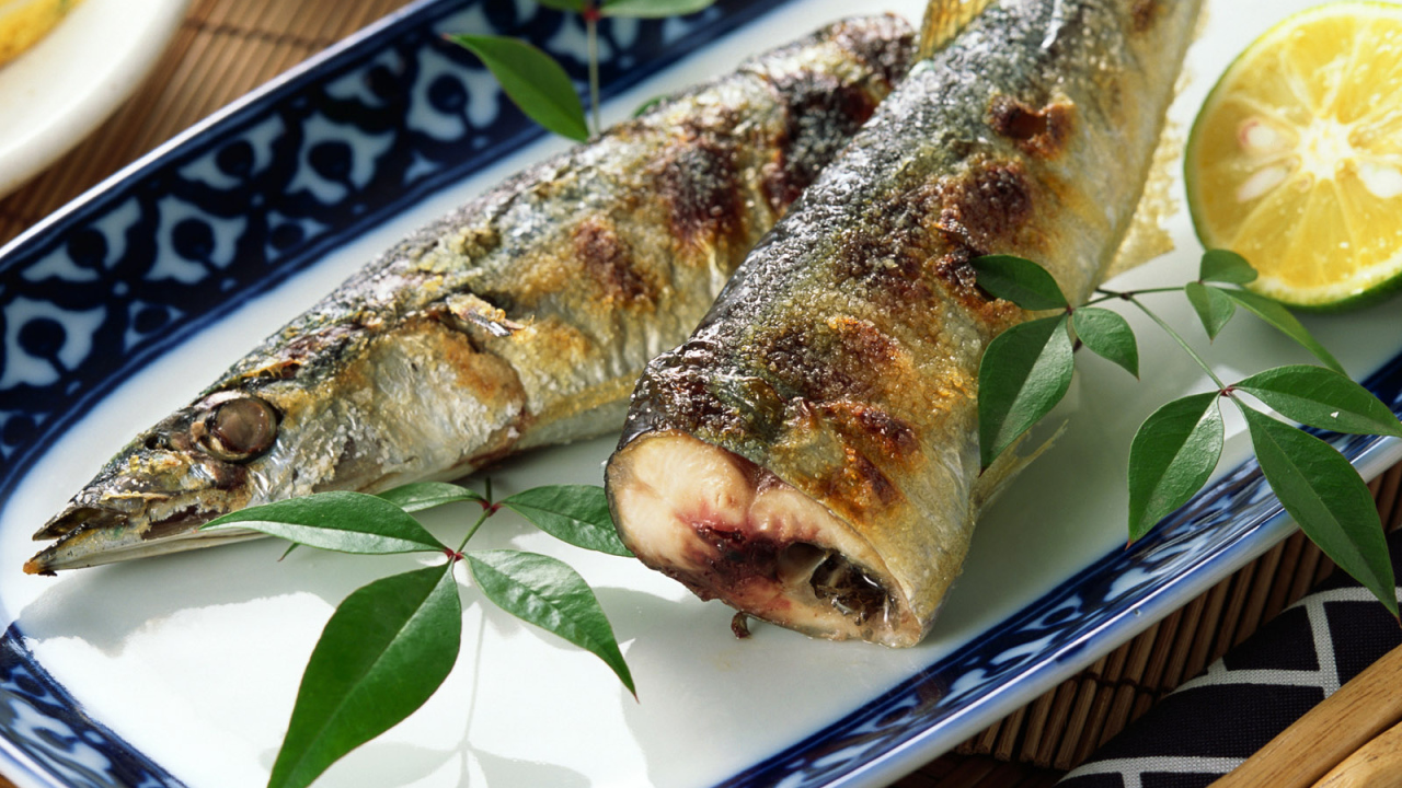 Вкусная рыбка на блюде