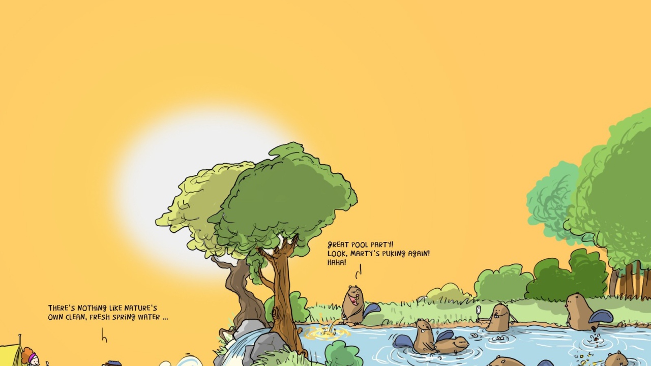 Бобры хулиганы