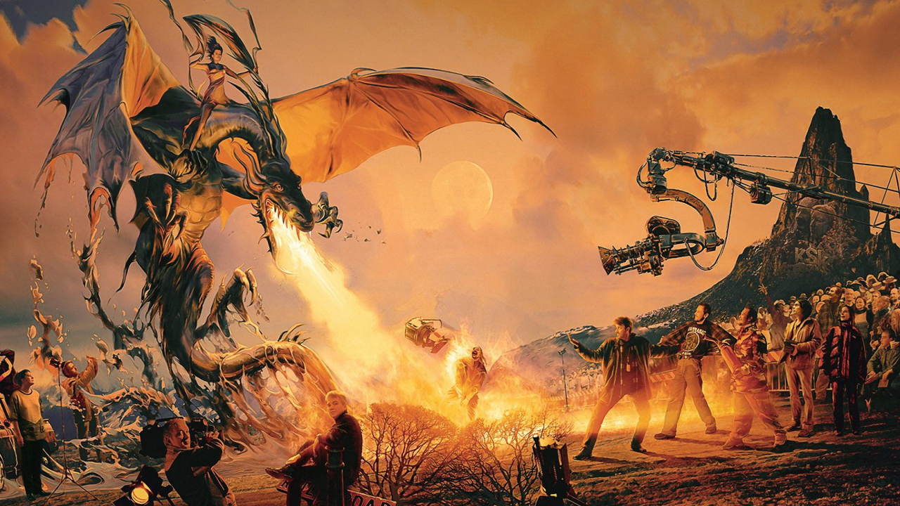 Съемка фантастического фильма