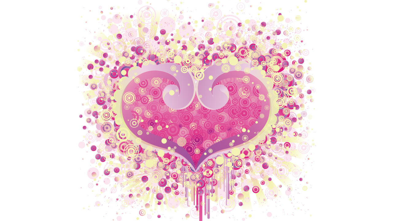 Красивое сердечко на День Св. Валентина