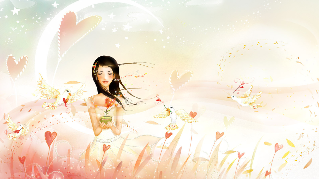 Красивая валентинка