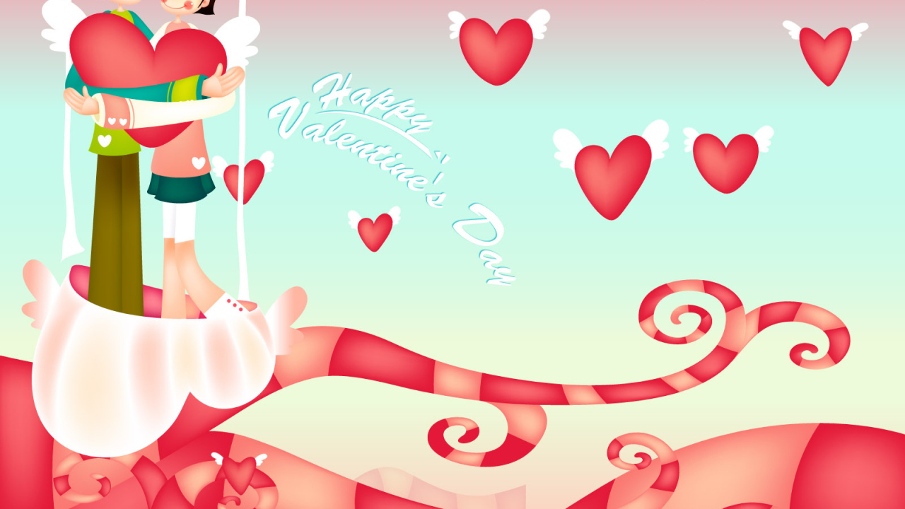 Влюбленные на День Св. Валентина