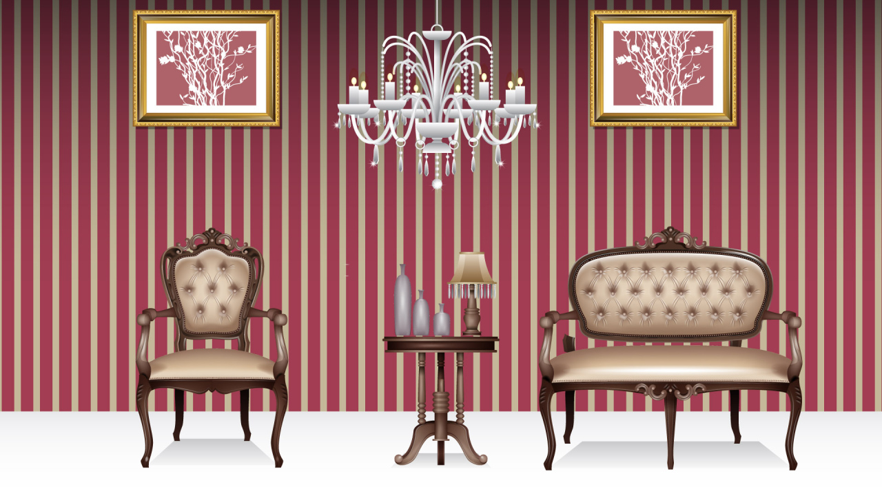 Полосатая комната