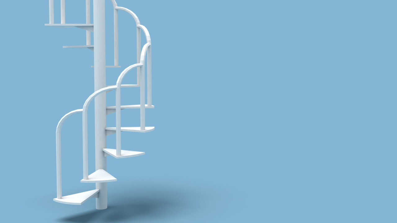 Белая лестница