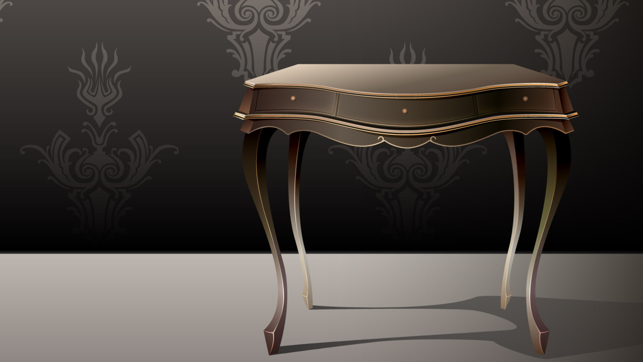 Деревянный столик