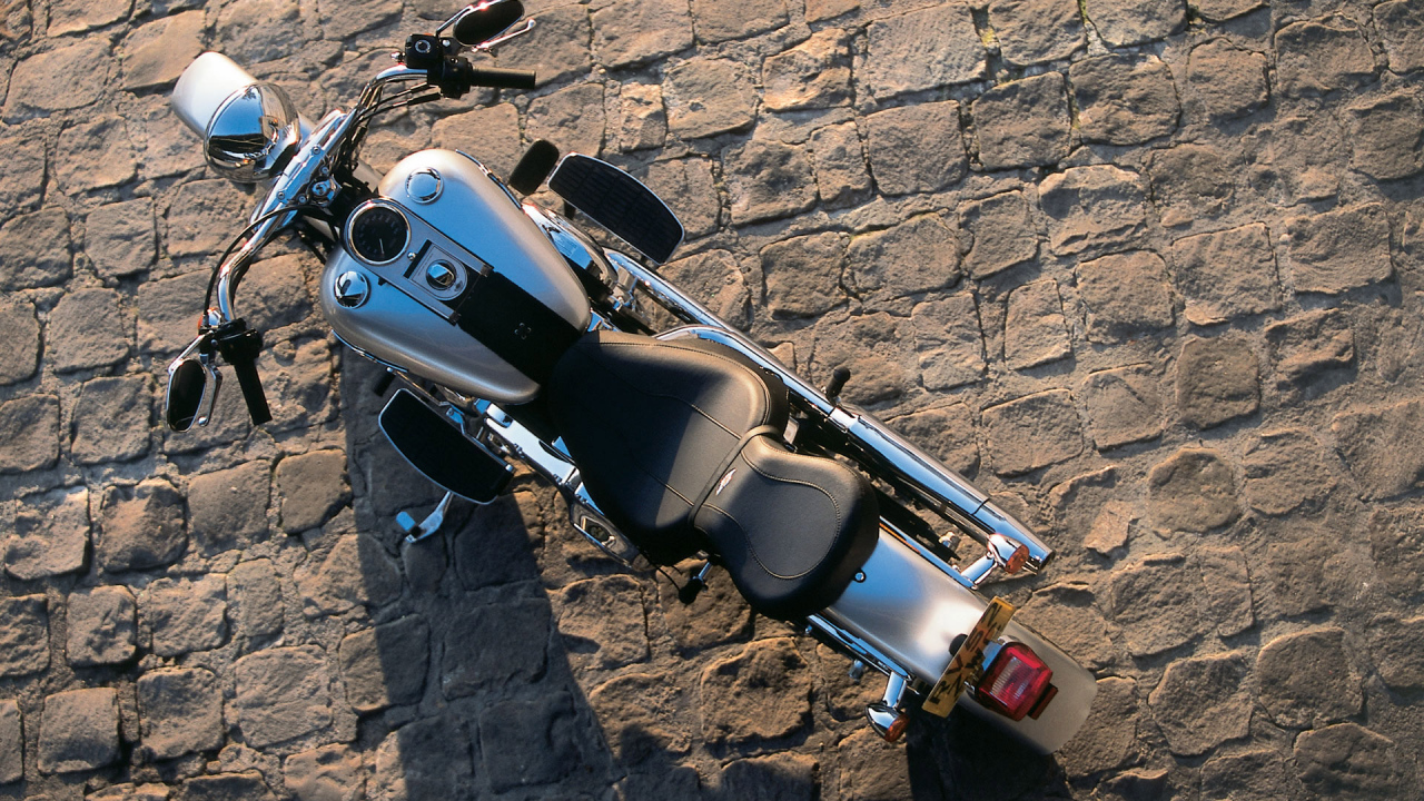Harley Davidson вид сверху