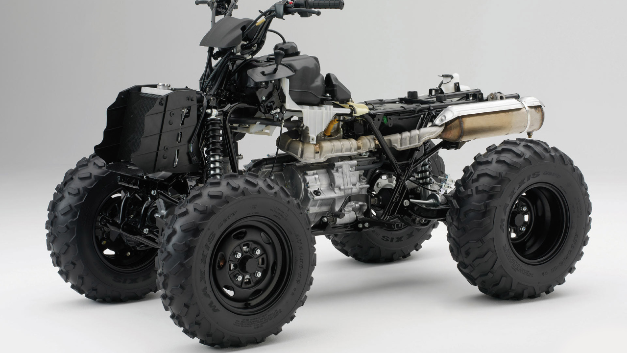 Внутренности Honda квадроцикл