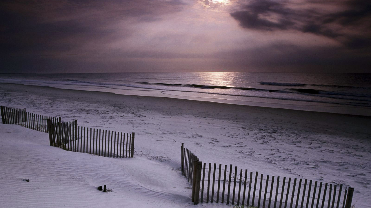 Рассвет на пляже