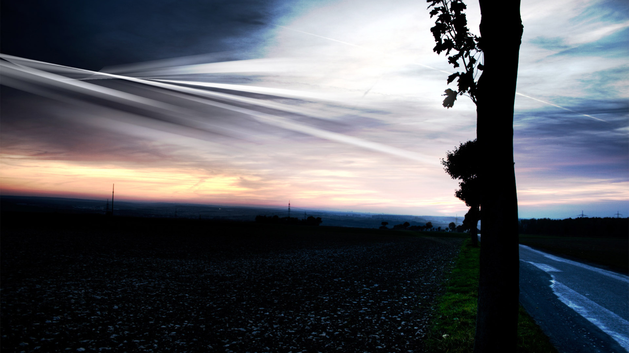 Вечернее небо HDR