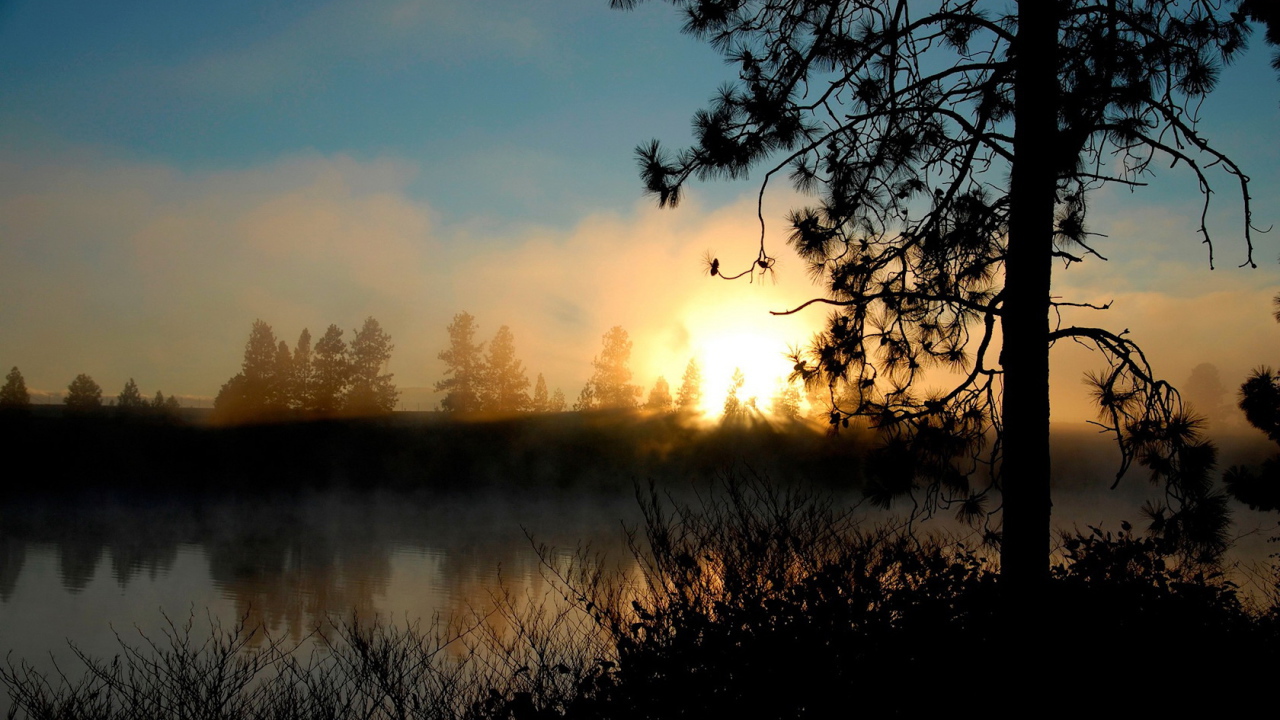 Красивый закат