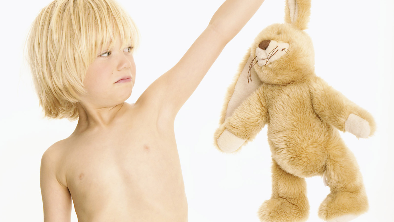 Мальчик и заяц