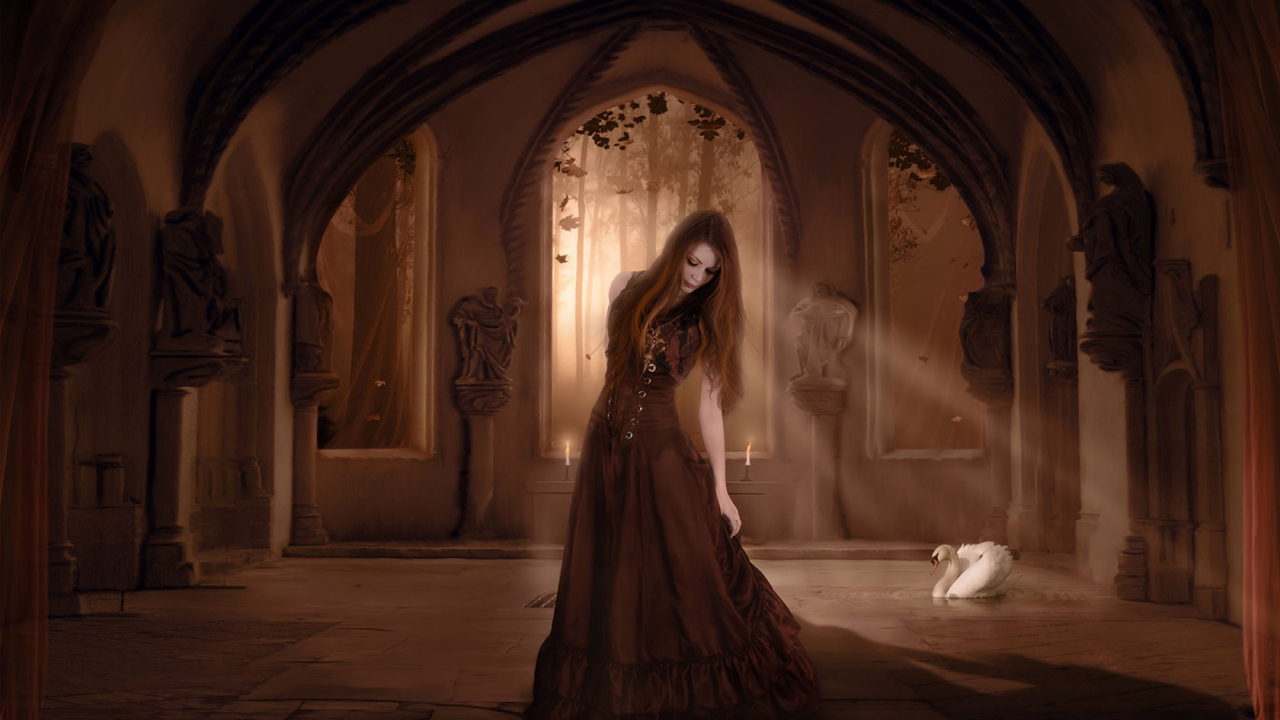 В сказочном замке